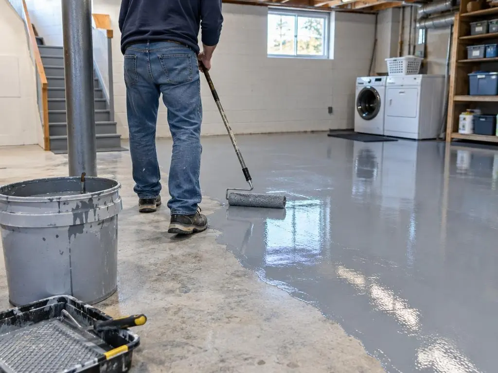 Basement Floor Epoxy in Pittsburgh, PA